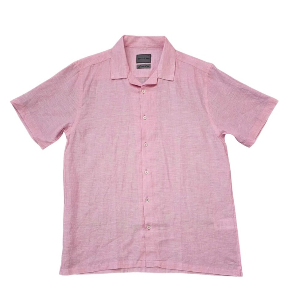 SOLID LINEN VACATION SHIRT by Stitch Note - NWT